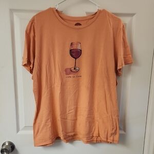 Life Is Good Peach Women's Tee